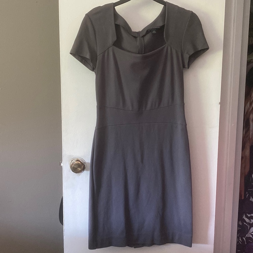 Dark grey dress for work